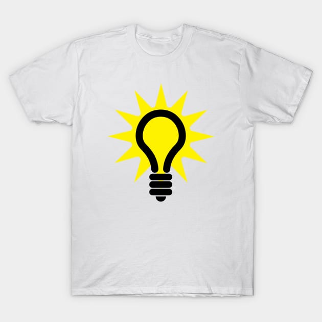 Light bulb T-Shirt by rheyes